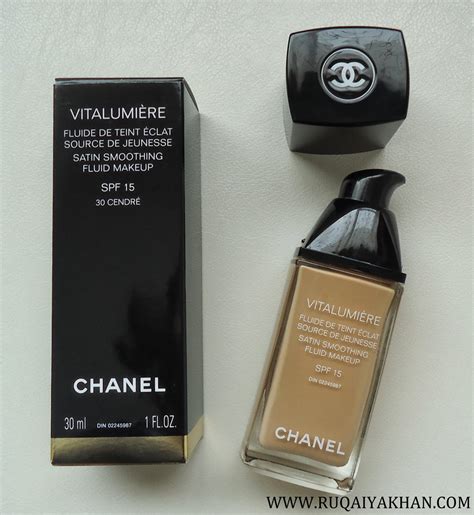 chanel vitalumiere foundation review